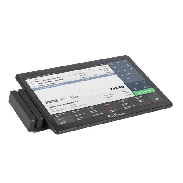 Планшетный сенсорный POS компьютер Poscenter Wise (11,6", J3355, 4Gb, SSD 128Gb, MSR) (1769)