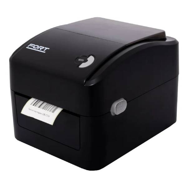 Принтер этикеток FORT FT-42DT (термо, 203dpi, USB) черный